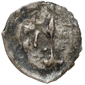 Ladislaus II Jagiello, Cracow denarius - double cross - points