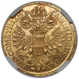 Österreich, Maria Theresia, Dukat 1774 CA, Wien