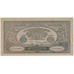250,000 mkp 1923 - O - wide numbering