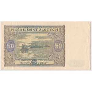50 zloty 1946 - small letter