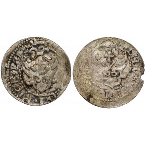 Sigismund III. Vasa, Rigaer Schillinge 1609 und 1612 (2 Stück)