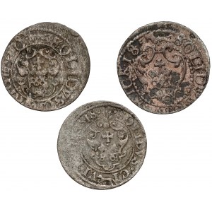 Sigismund III Vasa, Riga 1618-1621 shillings (3pc)