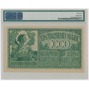 Kaunas, 1,000 marks 1918 - 6-digit numbering