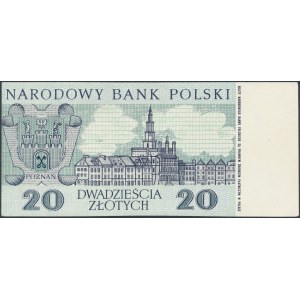 20 zl 1965 Cities of Poland - small version - RARE