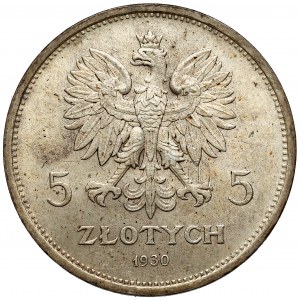 Sztandar 5 złotych 1930 - PIĘKNY