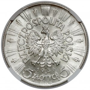 Piłsudski 5 Zloty 1936