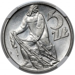 Rybak 5 złotych 1971