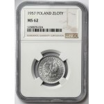 1 złoty 1957 - rzadka w takim stanie