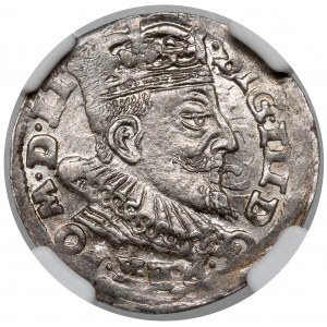 Zygmunt III Waza, Trojak Wilno 1593 - Platina - LI