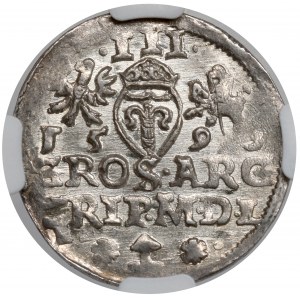 Sigismund III. Vasa, Troika Vilnius 1593 - Platina - LI