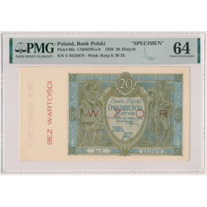 20 Zloty 1926 - MODELL - Ser.V