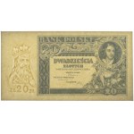 20 Zloty 1931 - Stichtiefdruck nur von der Vorderseite