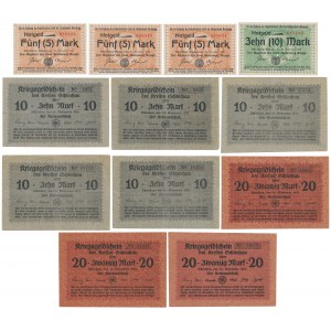 Marienburg (Malbork) and Schlochau (Czluchow), a set of notgelds (12pcs)