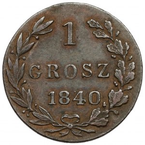 1 penny 1840 MW, Warsaw