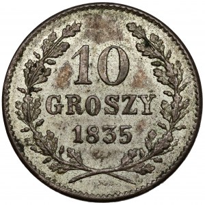Svobodné město Krakov, 10 groszy 1835