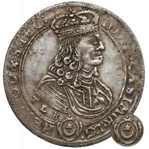 Jan II Kazimierz, Ort Kraków 1668 - Leliwa - SUEC - b.rzadki