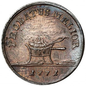 Poniatowski, SAMPLE gold 1771 - crucible