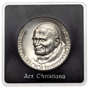 SILBER-Medaille Johannes Paul II., Zweiter Eucharistischer Kongress in Polen 1987