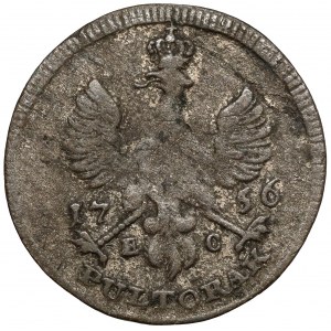 August III Sas, Halbspur Leipzig 1756 EG - PULTORAK