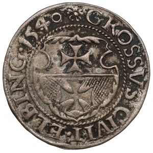 Sigismund I. der Alte, Pfennig Elbląg 1540 - zuletzt