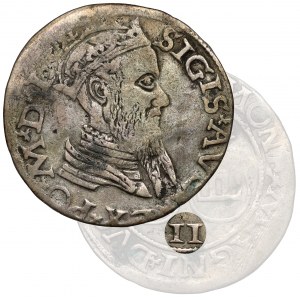 Sigismund II Augustus, Zweihörner Vilnius 1565 - sehr selten