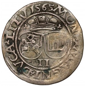 Sigismund II Augustus, Zweihörner Vilnius 1565 - sehr selten