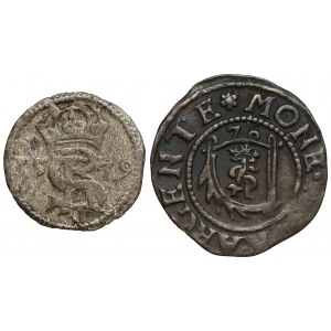 Kurlandia, Two-dollar 1579 and Shelag 1576, Mitava (2pc)