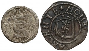 Kurlandia, Dwudenar 1579 i Szeląg 1576, Mitawa (2szt)