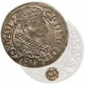Sigismund III. Wasa, 3 Kreuzer Krakau 1616 - Sas - selten