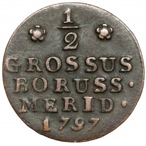 South Prussia, Half-penny 1797-B, Breslau