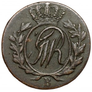 South Prussia, Half-penny 1797-B, Breslau