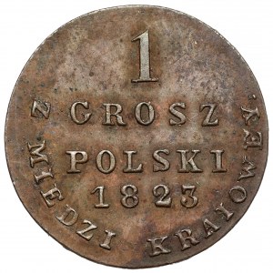 1 Polnischer Grosz 1823 I.B. AUS DER KRAINISCHEN STADT
