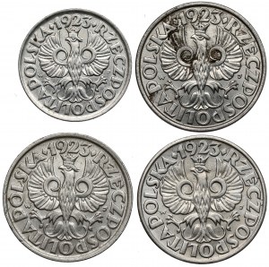 10 i 20 groszy 1923, zestaw (4szt)