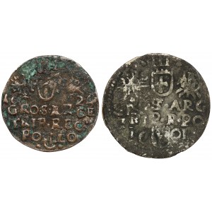 Sigismund III. Vasa, Fälschungen der Trojak-Ära 1601 und 1624 (2 Stk.)