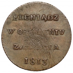 Belagerung von Zamość, 6 Pfennige 1813