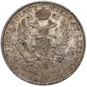 Nicholas I, 5 polish zloty 1833 KG
