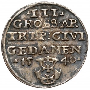 Zygmunt I Stary, Trojak Gdańsk 1540