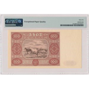 100 zloty 1947 - large letter