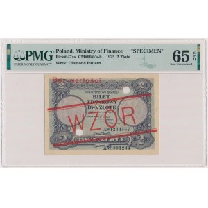 2 gold 1925 - MODEL - with perforation