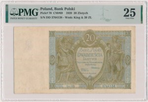 20 złotych 1929 - Ser.DD.