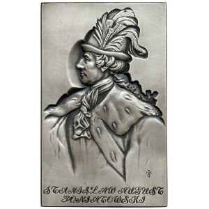 SILVER Stanislaw August Poniatowski plaque - 22nd PTAiN congress