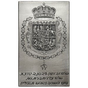 Silberne Sigismund III Vasa-Plakette - 24. PTAiN-Kongress