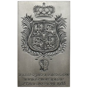 SREBRO Stanislaw Leszczynski plaque - 23rd PTAiN congress