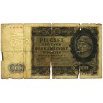500 złotych 1940 - fałszerstwo londyńskie - niewyłapany z obiegu