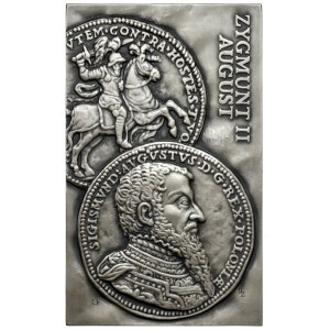 SILBERNE Plakette von Sigismund II. Augustus - 5. PTN-Kongress