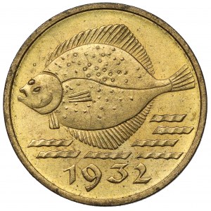 Gdansk, 5 fenig 1932 Flounder