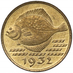 Gdansk, 5 fenig 1932 Flounder