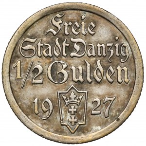 Freie Stadt Danzig, 1/2 Gulden 1927