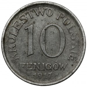 Królestwo Polskie, 10 fenigów 1917