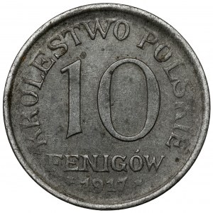 Kingdom of Poland, 10 fenig 1917